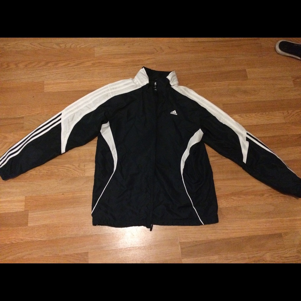 Adidas zip up windbreaker